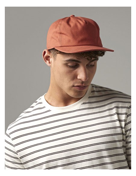 BEE-B64N-Organic Cotton Unstructured 5 Panel Cap 2